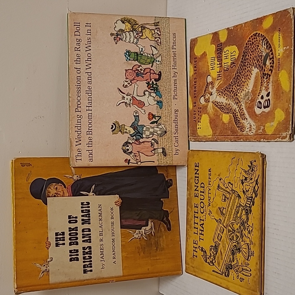 Set of 4 Vintage Children's Books